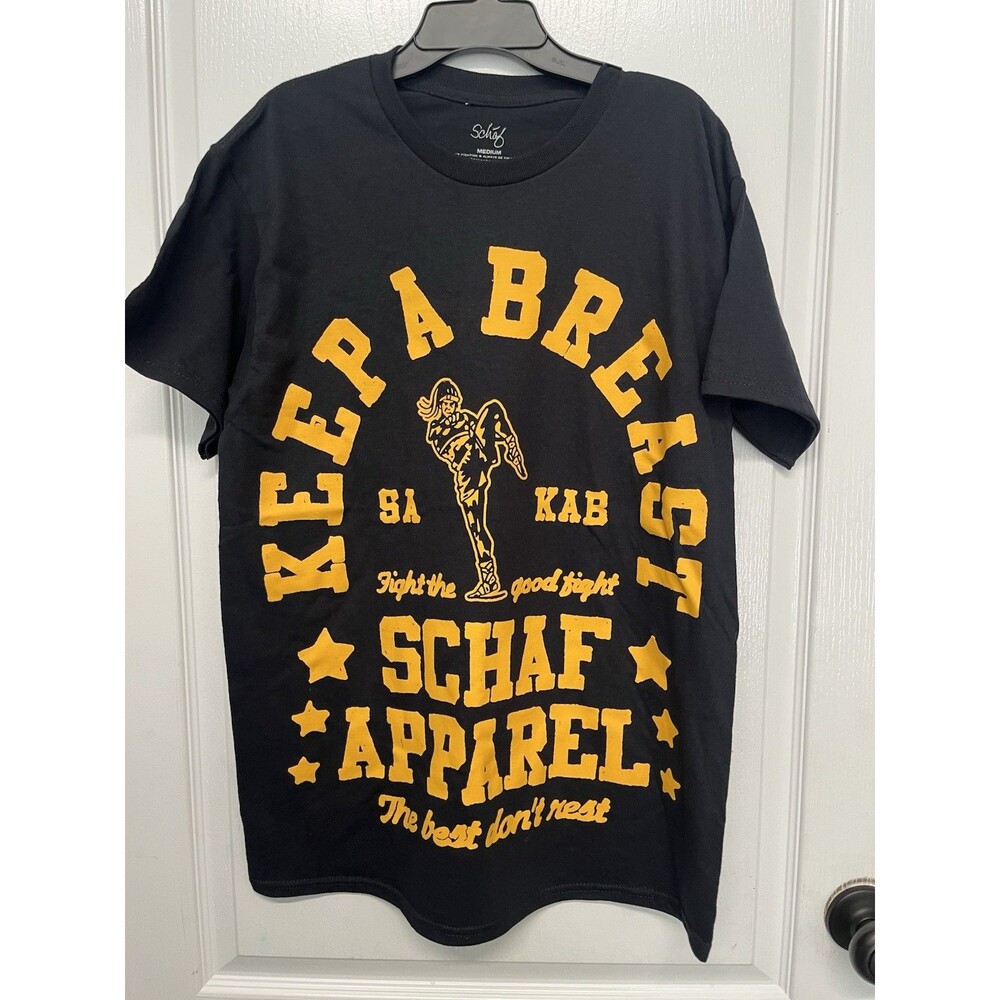#Schaf Apparel “Keep Fighting” Graphic T-Shirt – Size Medium (NWOT)